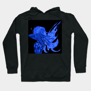 deep blue mandala pixie fairy ecopop Hoodie